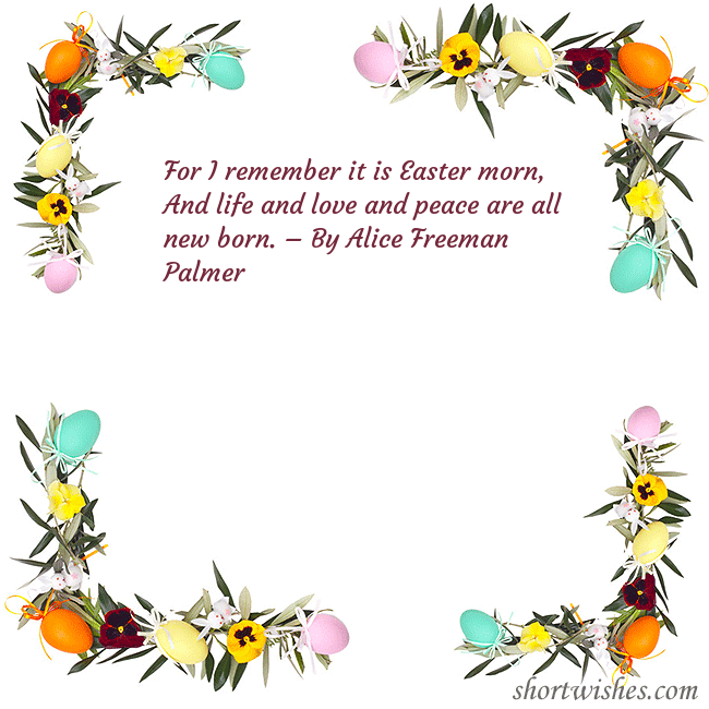 Easter greeting ecard