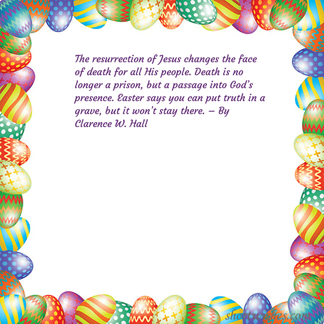 Easter greeting card with colorful eggs