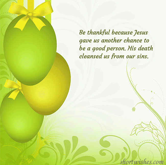 Beautiful easter greeting card