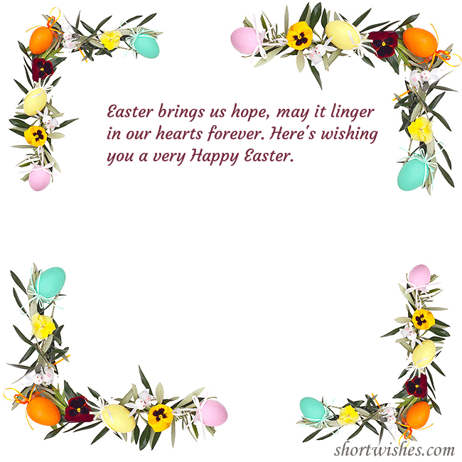 Easter greeting ecard