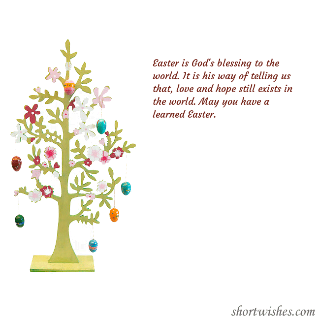 Happy Easter tree