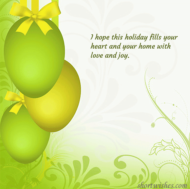 Beautiful easter greeting card