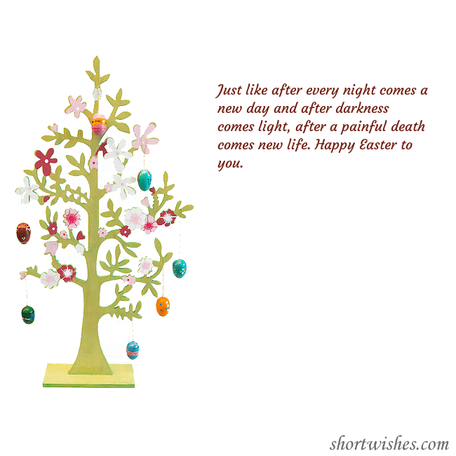 Happy Easter tree