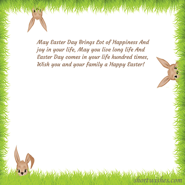 Easter ecards with rabbits