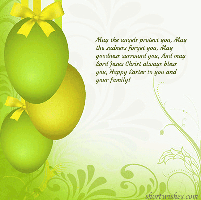 Beautiful easter greeting card