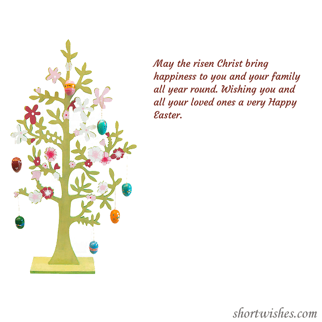 Happy Easter tree