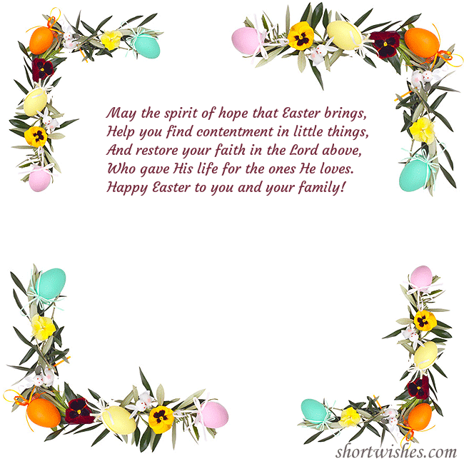 Easter greeting ecard