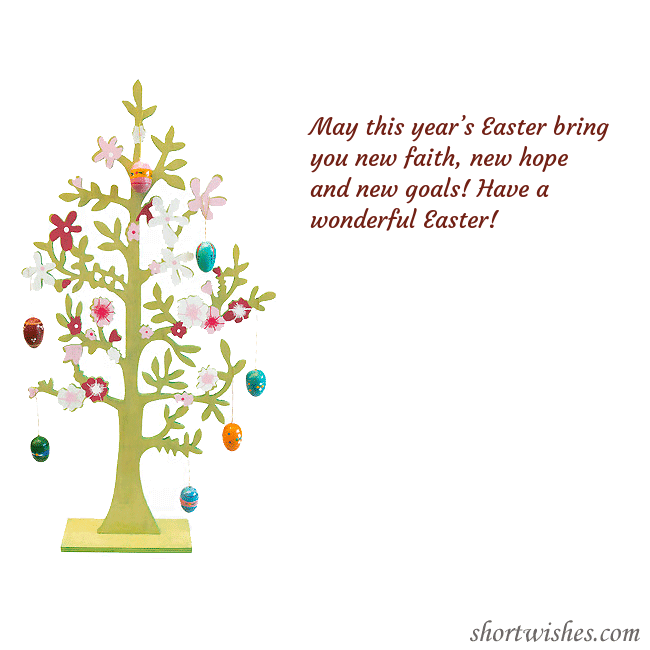 Happy Easter tree