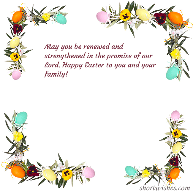 Easter greeting ecard