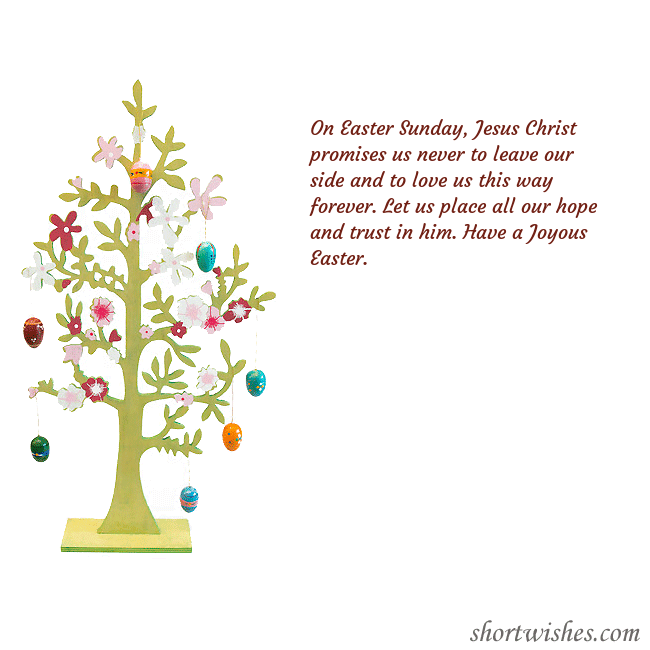 Happy Easter tree