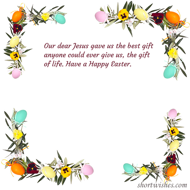 Easter greeting ecard