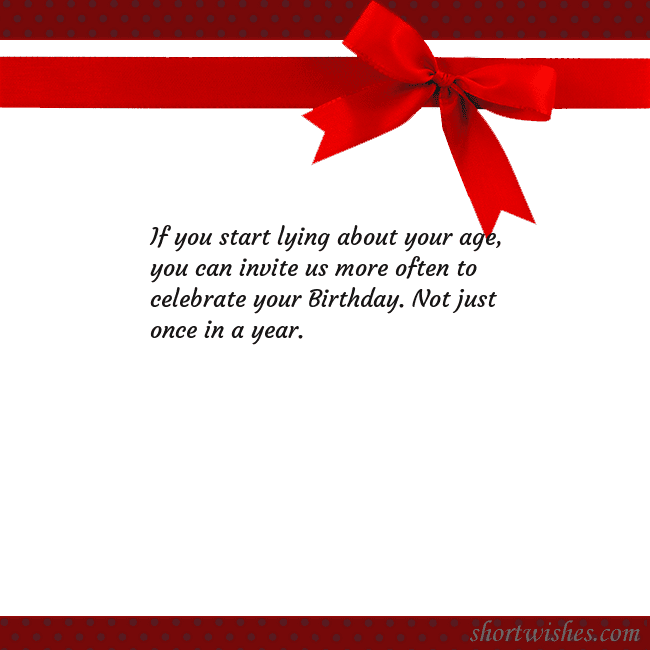 Greeting ecard with red ribbon