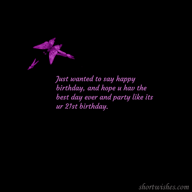 Greeting ecard with flying butterflies