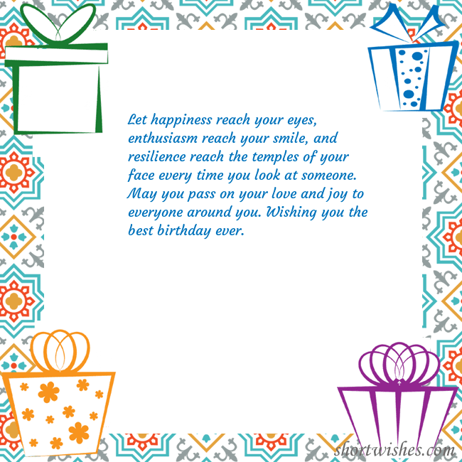 E-card with gifts