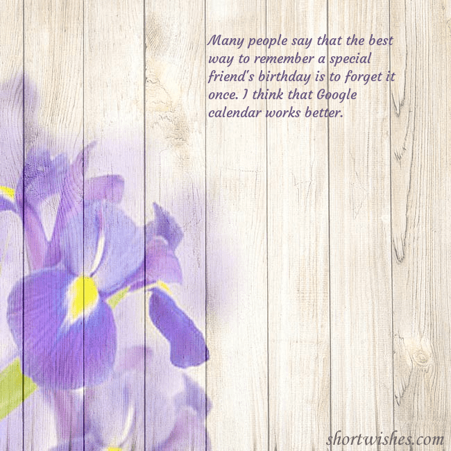 Postcard with irises