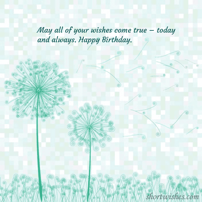 Postcard with dandelion clocks