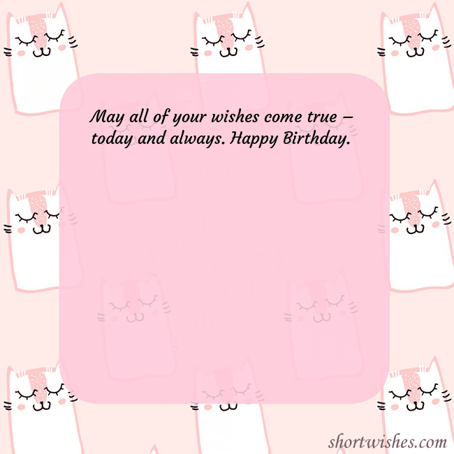 Pink postcard with funny cats
