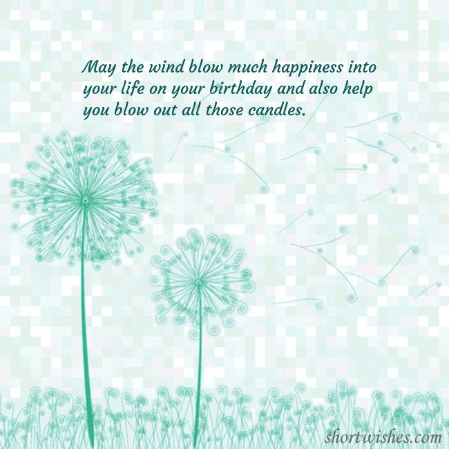 Postcard with dandelion clocks