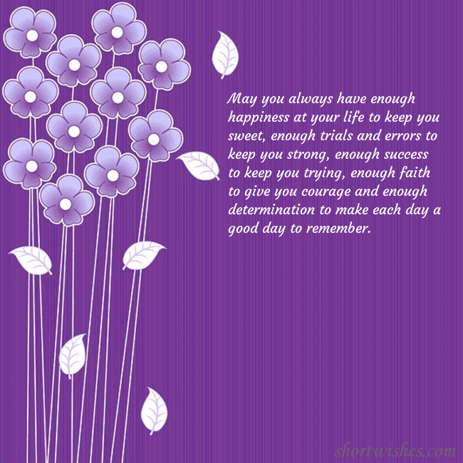 Greeting ecard with small flowers