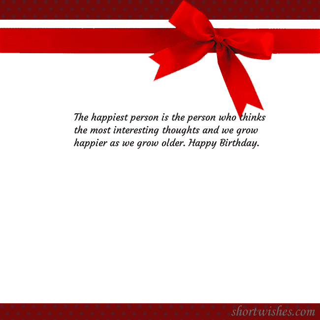 Greeting ecard with red ribbon