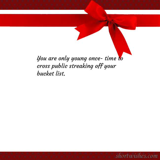 Greeting ecard with red ribbon