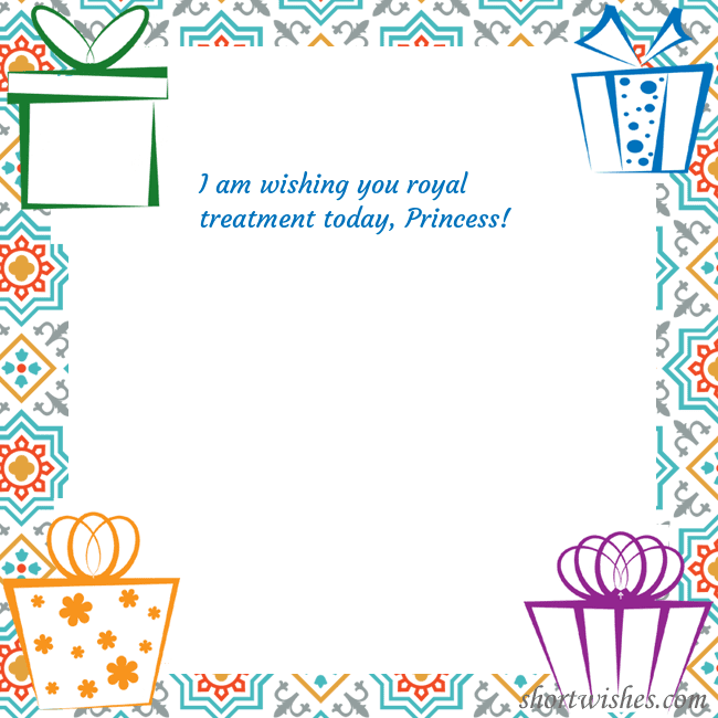 E-card with gifts