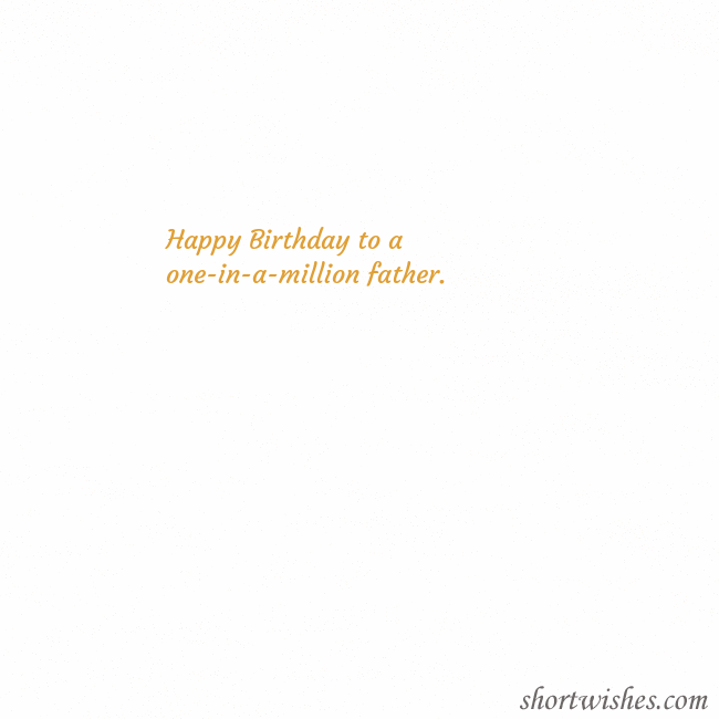 E-card animated golden heart