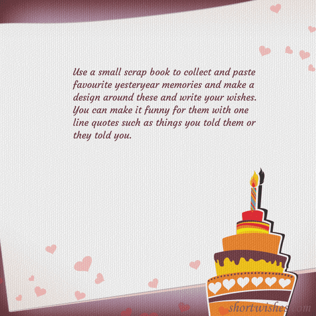 Birthday ecard with cake and one candle