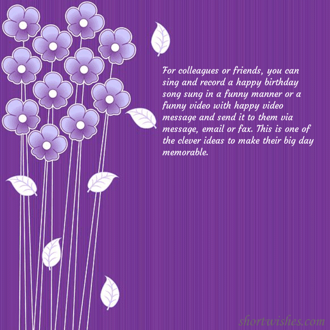 Greeting ecard with small flowers