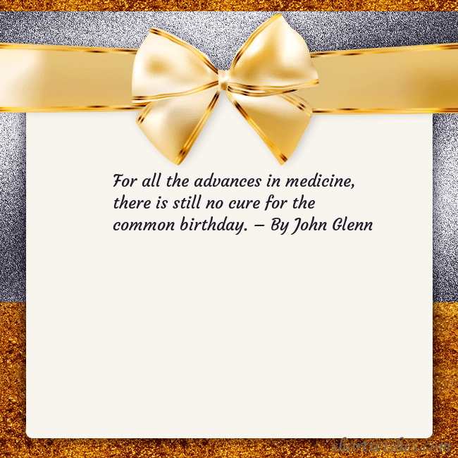 E-card with a gold shimmering ribbon