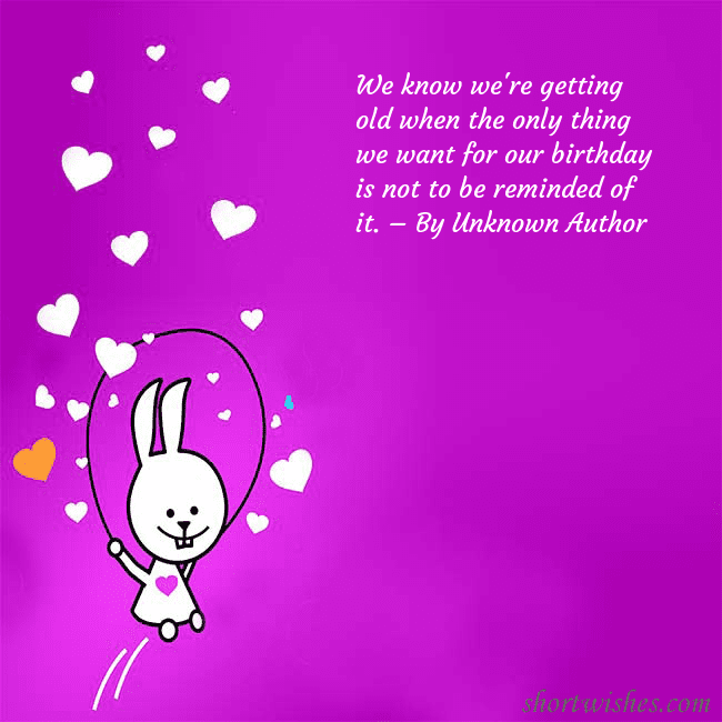 Greeting ecard with a funny bunny