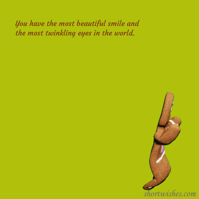 Animated ecard with a dancing gingerbread man