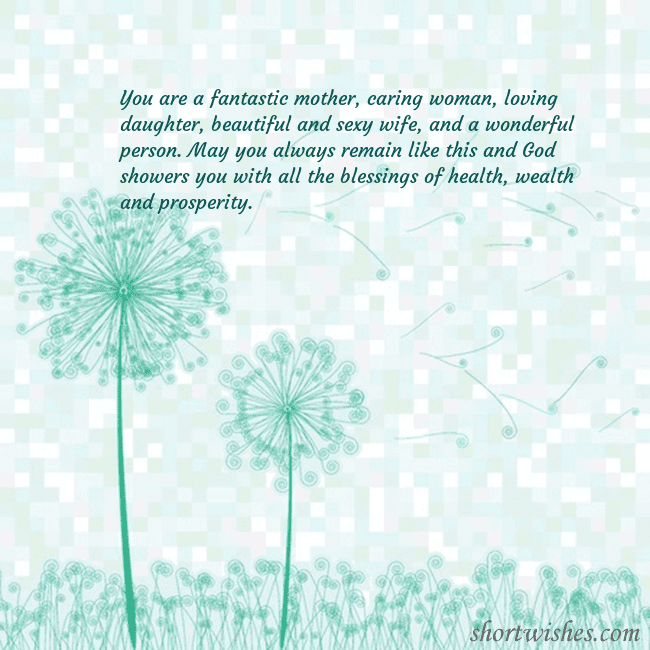 Postcard with dandelion clocks