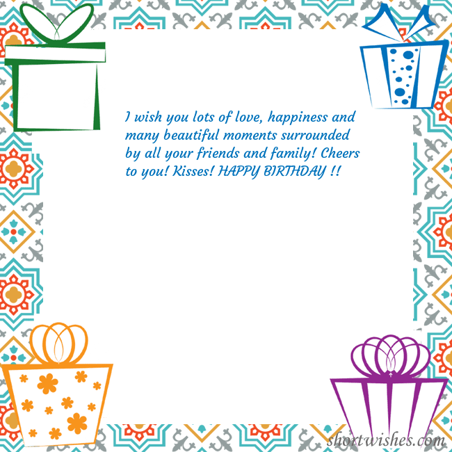 E-card with gifts