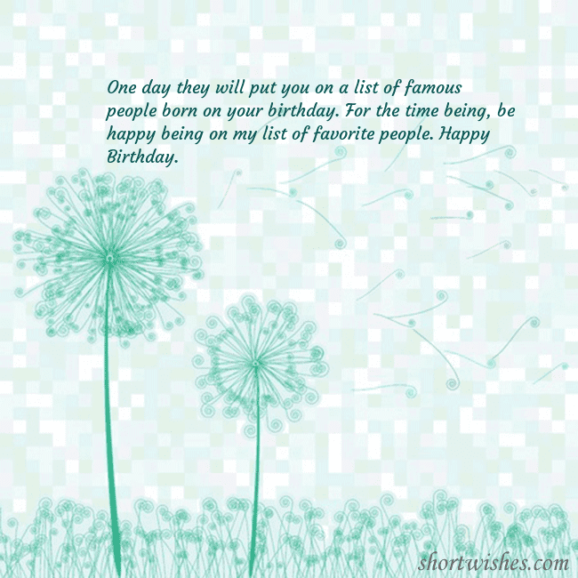 Postcard with dandelion clocks
