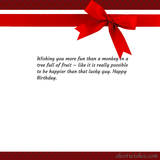 Greeting ecard with red ribbon