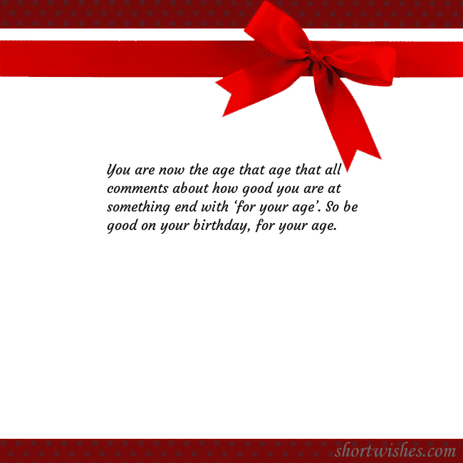 Greeting ecard with red ribbon