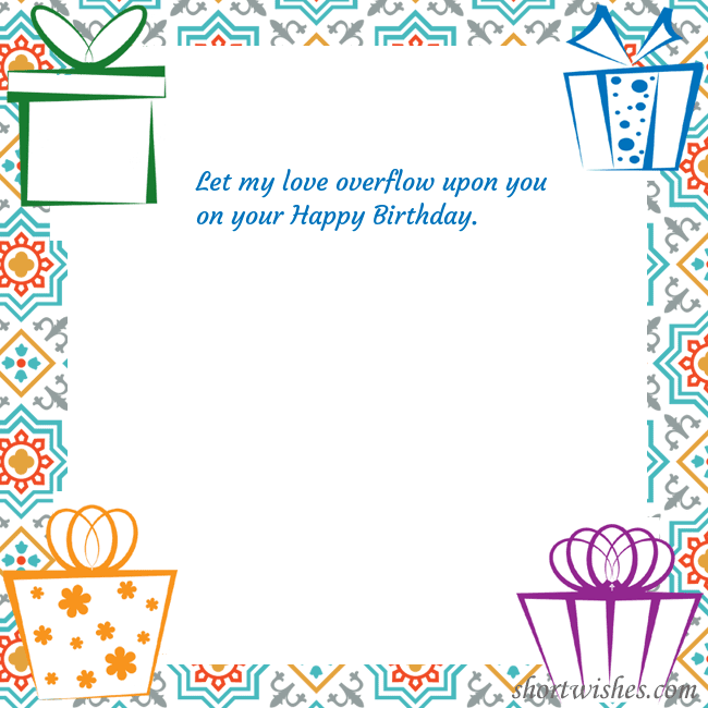 E-card with gifts