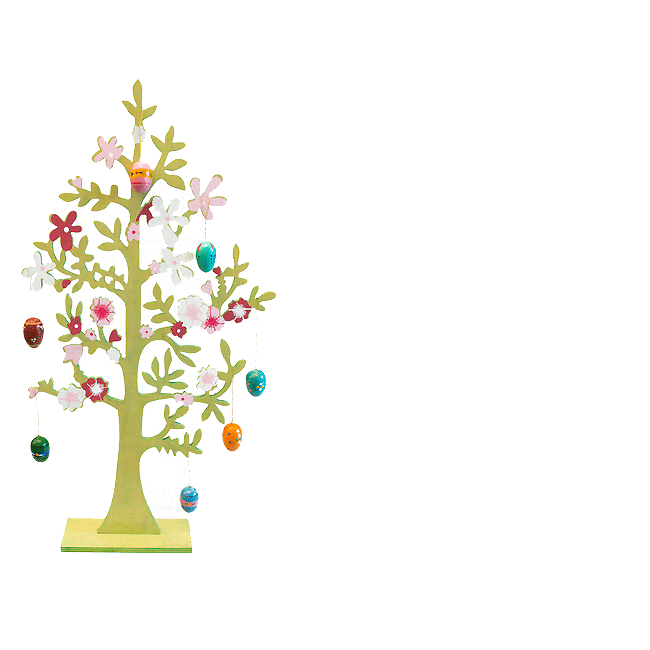 Digital Happy Easter cards Happy Easter tree