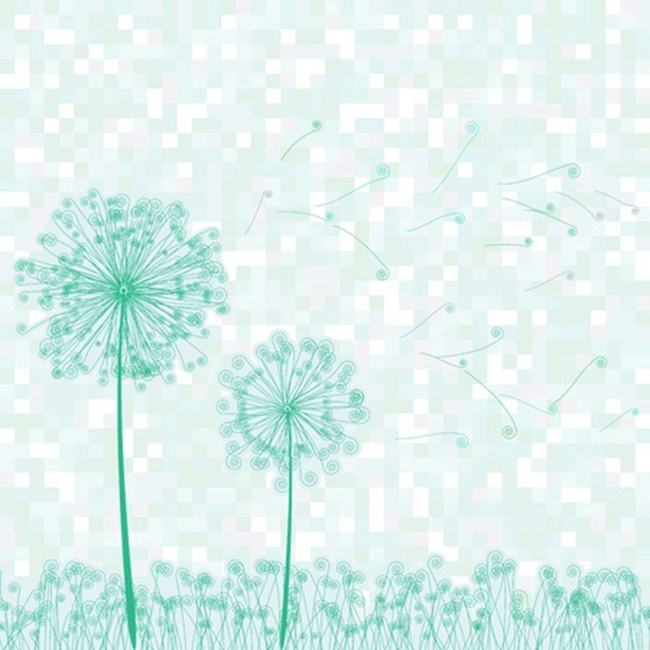 Greeting Cards for friends Postcard with dandelion clocks